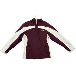 North Face Jacket Womens Large HyVent Waterproof Hooded Outdoor Coat